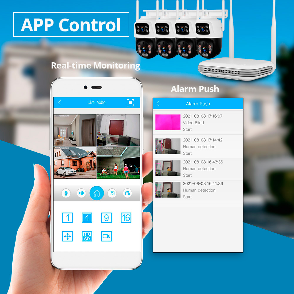 KERUI Waterproof 6MP HD Wirele – Home Security Wireless Cameras recenzja i cena