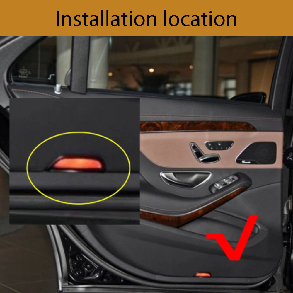 For Mercedes Benz S class w222 – Home Security Logo recenzja i cena
