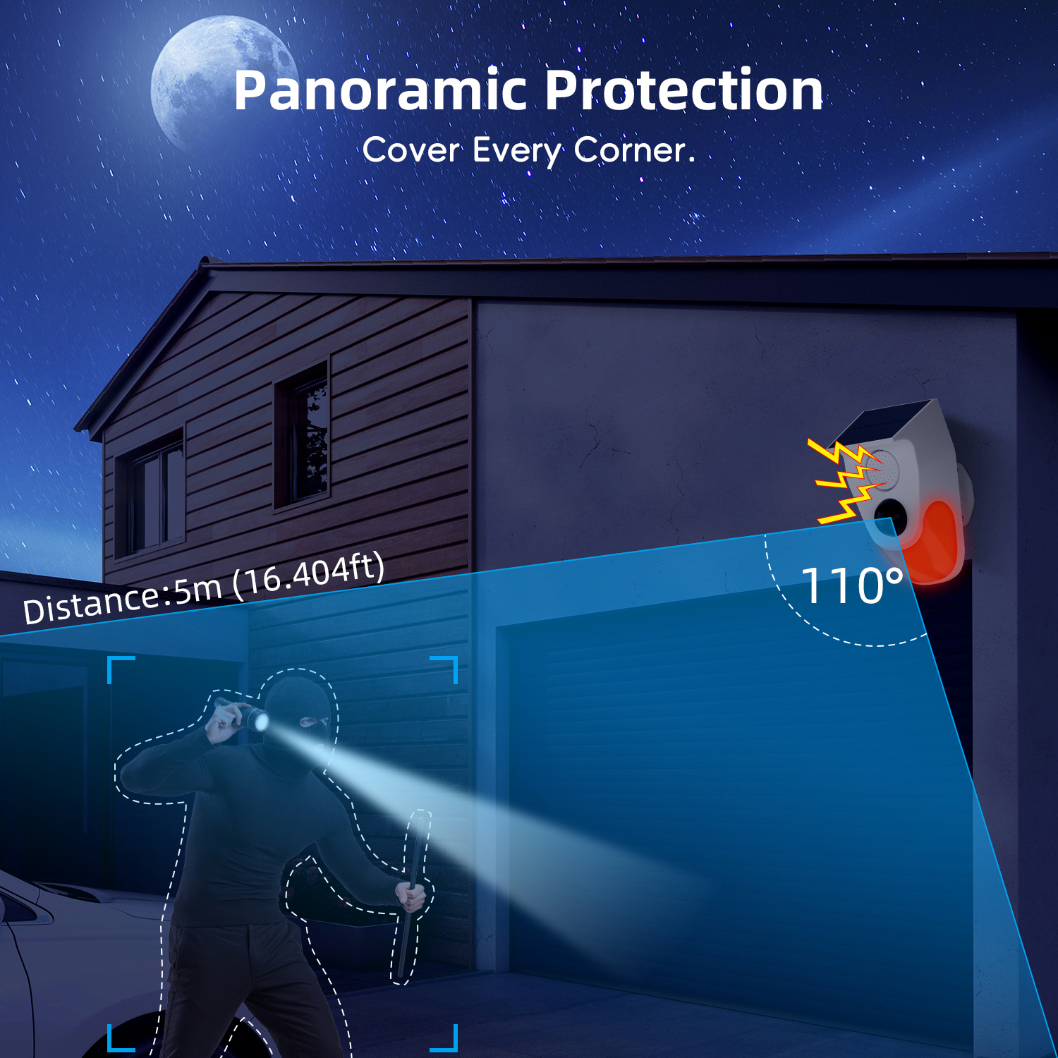 433mhz Motion Sensors Solar So – Home Security Lights Outdoors recenzja i cena