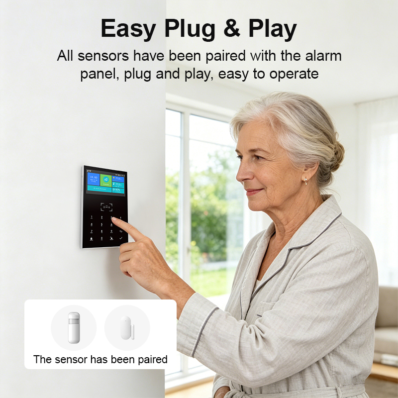 GSM WiFi Home Security Alarm S – Home Security No Monthly Fee recenzja i cena