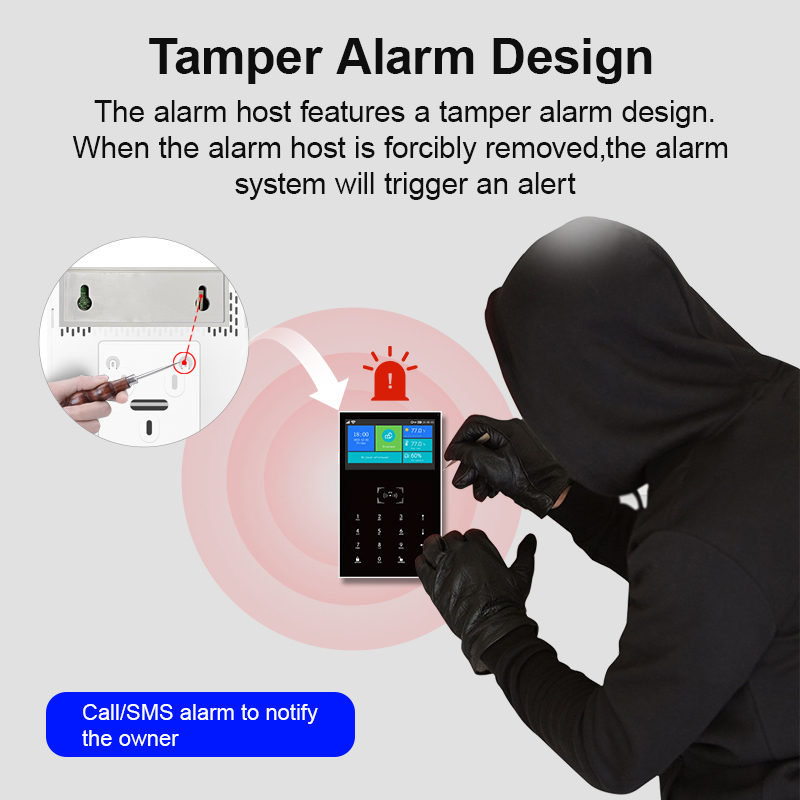 GSM WiFi Home Security Alarm S – Home Security No Monthly Fee recenzja i cena