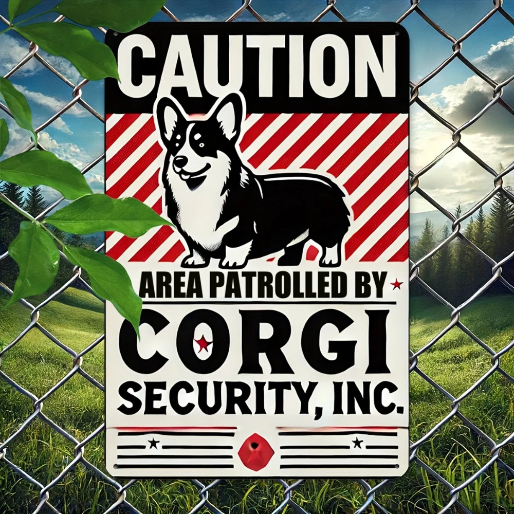Retro Aluminum Caution Sign, C – Home Security Kitchener recenzja i cena