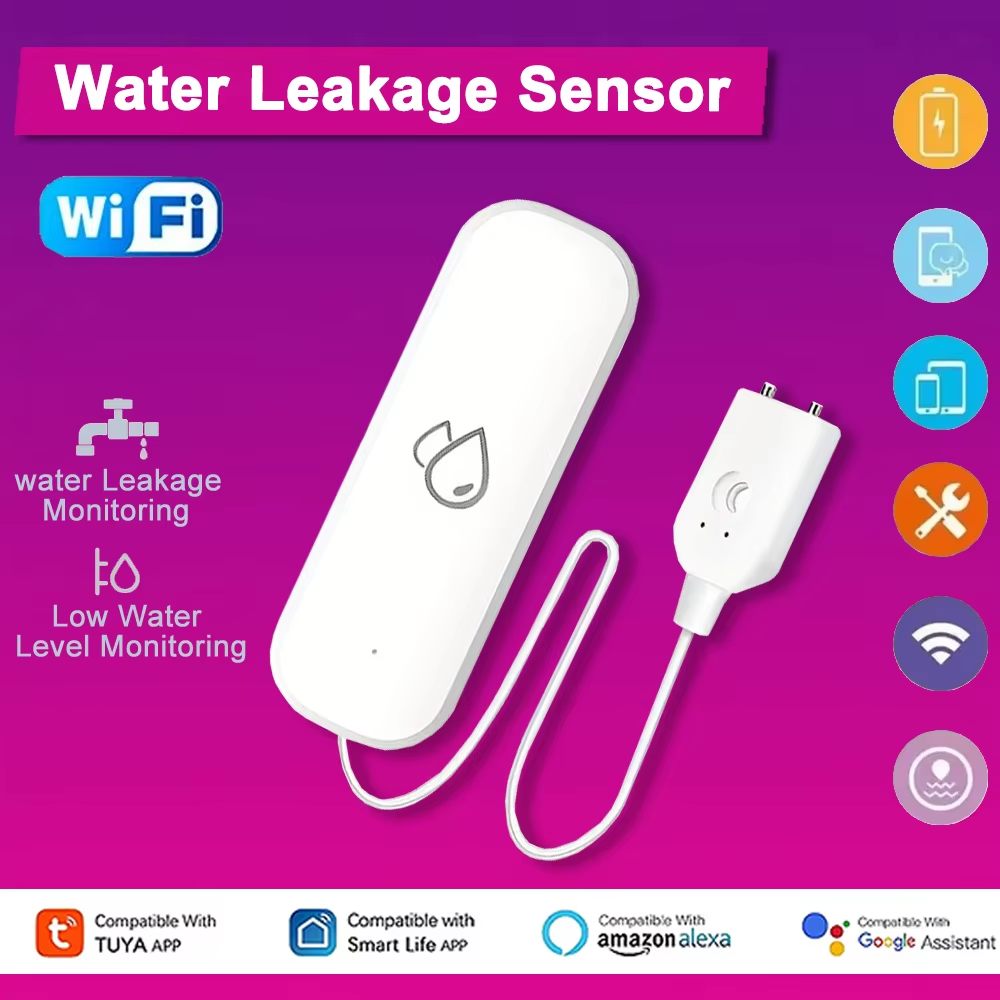 Tuya WiFi Water Leakage Alarm  – Home Security And Monitoring recenzja i cena
