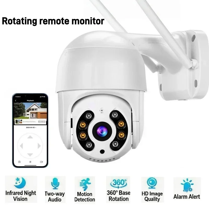 Outdoor 360° PTZ Security Came – Home Yard Security Cameras recenzja i cena