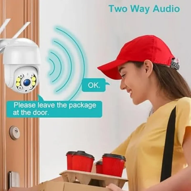 Outdoor 360° PTZ Security Came – Home Yard Security Cameras recenzja i cena