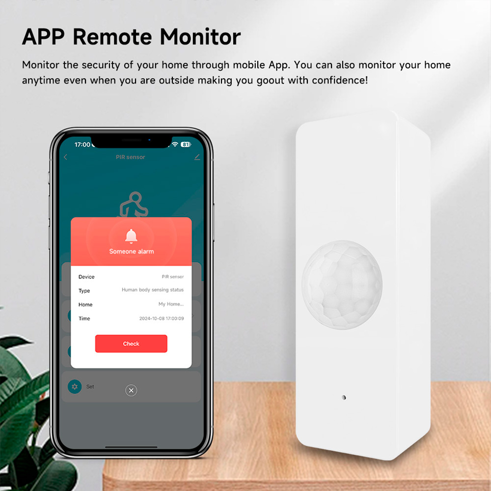 WiFi Smart PIR Motion Sensor T – Home Security Alarm recenzja i cena