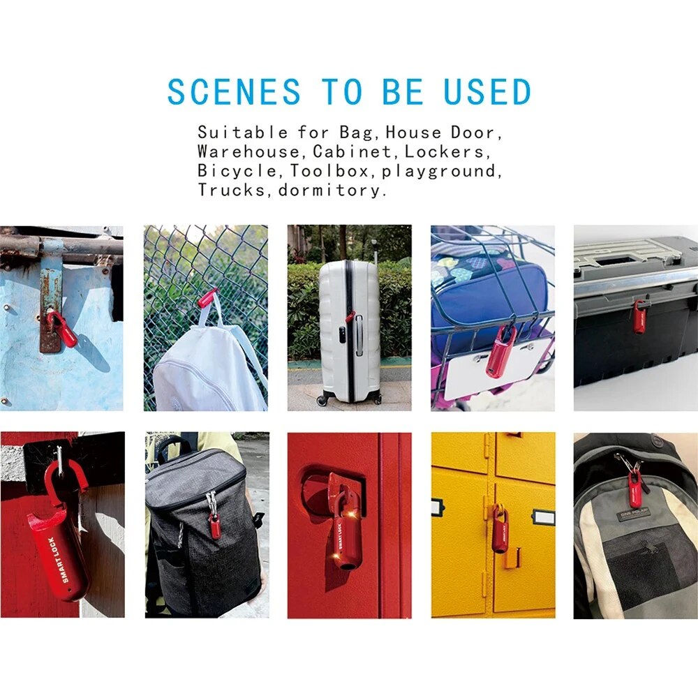 Mini Fingerprint Padlock USB K – Door Lock Smart Keypad recenzja i cena