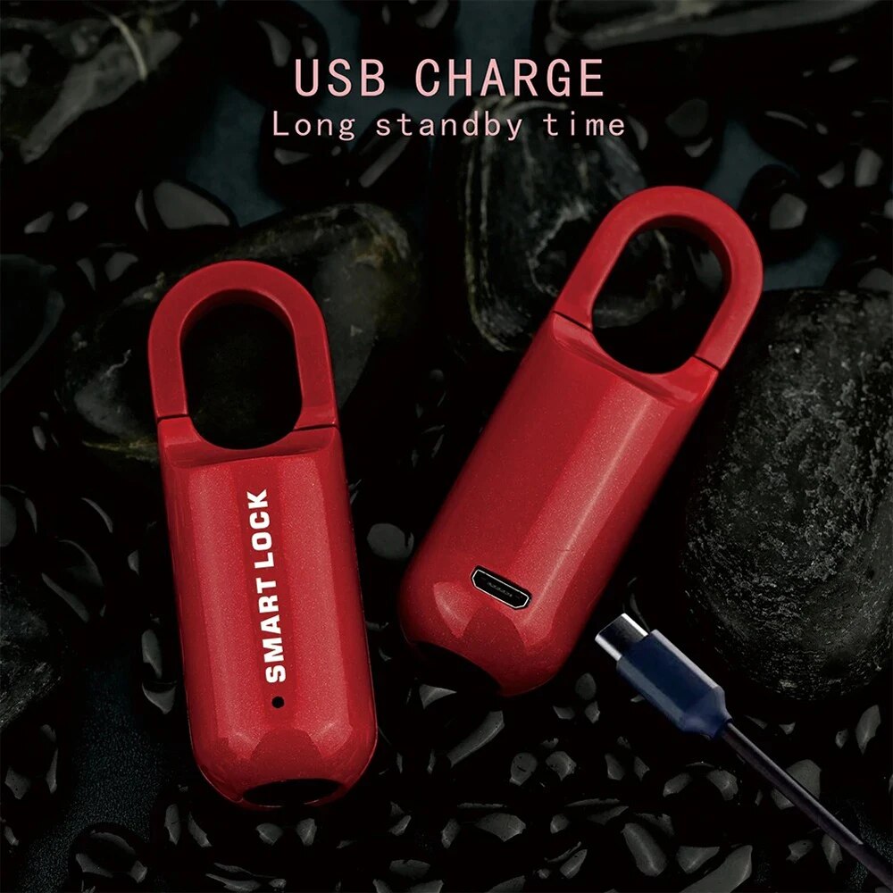 Mini Fingerprint Padlock USB K – Door Lock Smart Keypad recenzja i cena