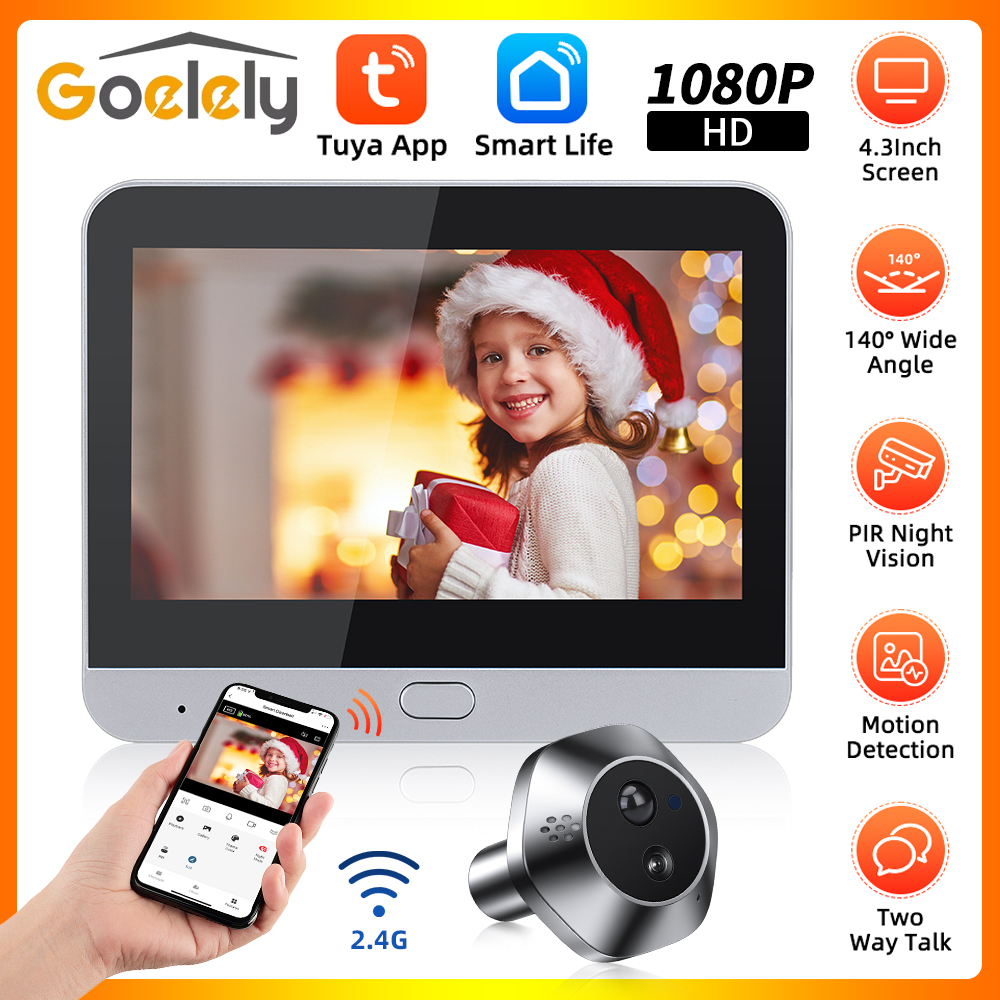 Goelely Tuya WIFI Peephole Doo – Peephole Camera Viewer recenzja i cena
