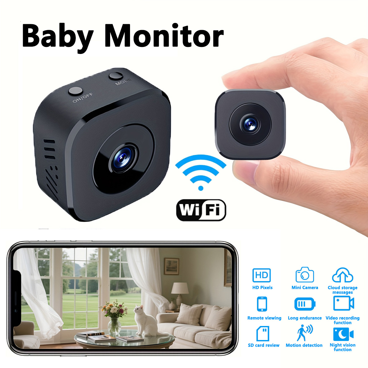 1080P HD Mini WiFi Camera Indo – Home Security And Monitoring recenzja i cena