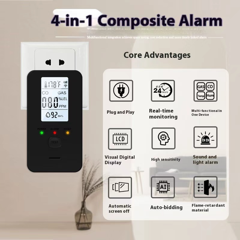 2025 Gas Detector Carbon Monox – Home Security Alarm recenzja i cena
