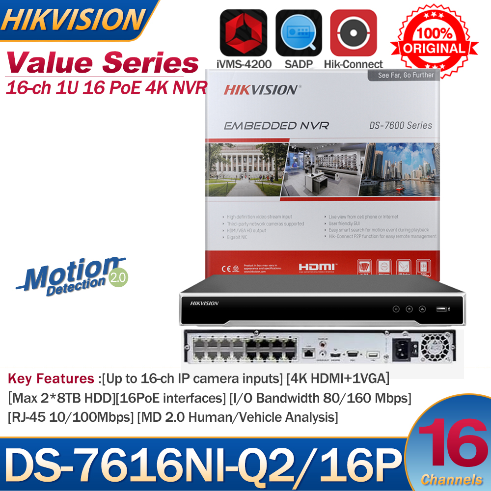 Hikvision NVR 16CH 1U 16 PoE 4 – Home Security Hikvision recenzja i cena