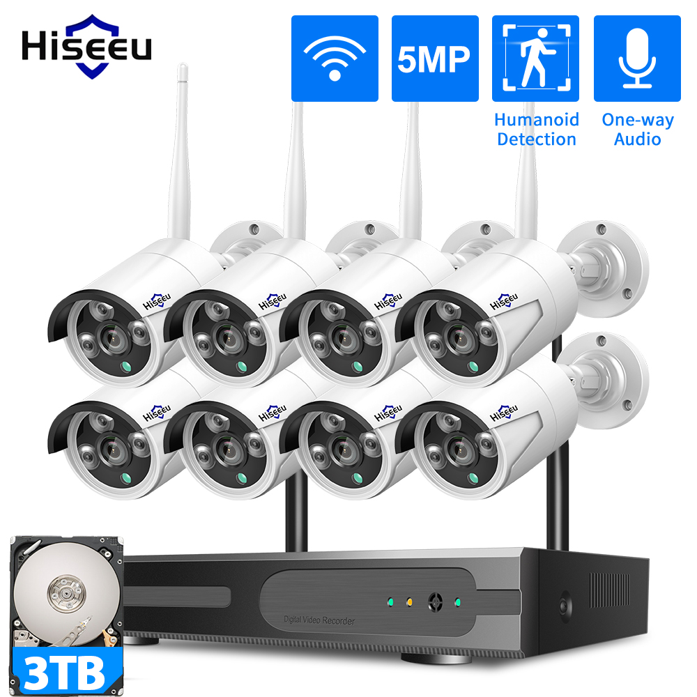 Hiseeu 3/5/8MP WiFi CCTV Camer – Home Security Wireless Cameras recenzja i cena