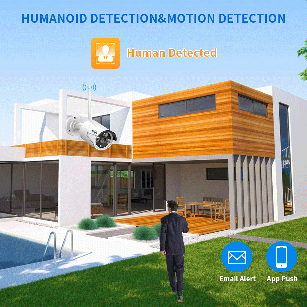 Hiseeu 3/5/8MP WiFi CCTV Camer – Home Security Wireless Cameras recenzja i cena