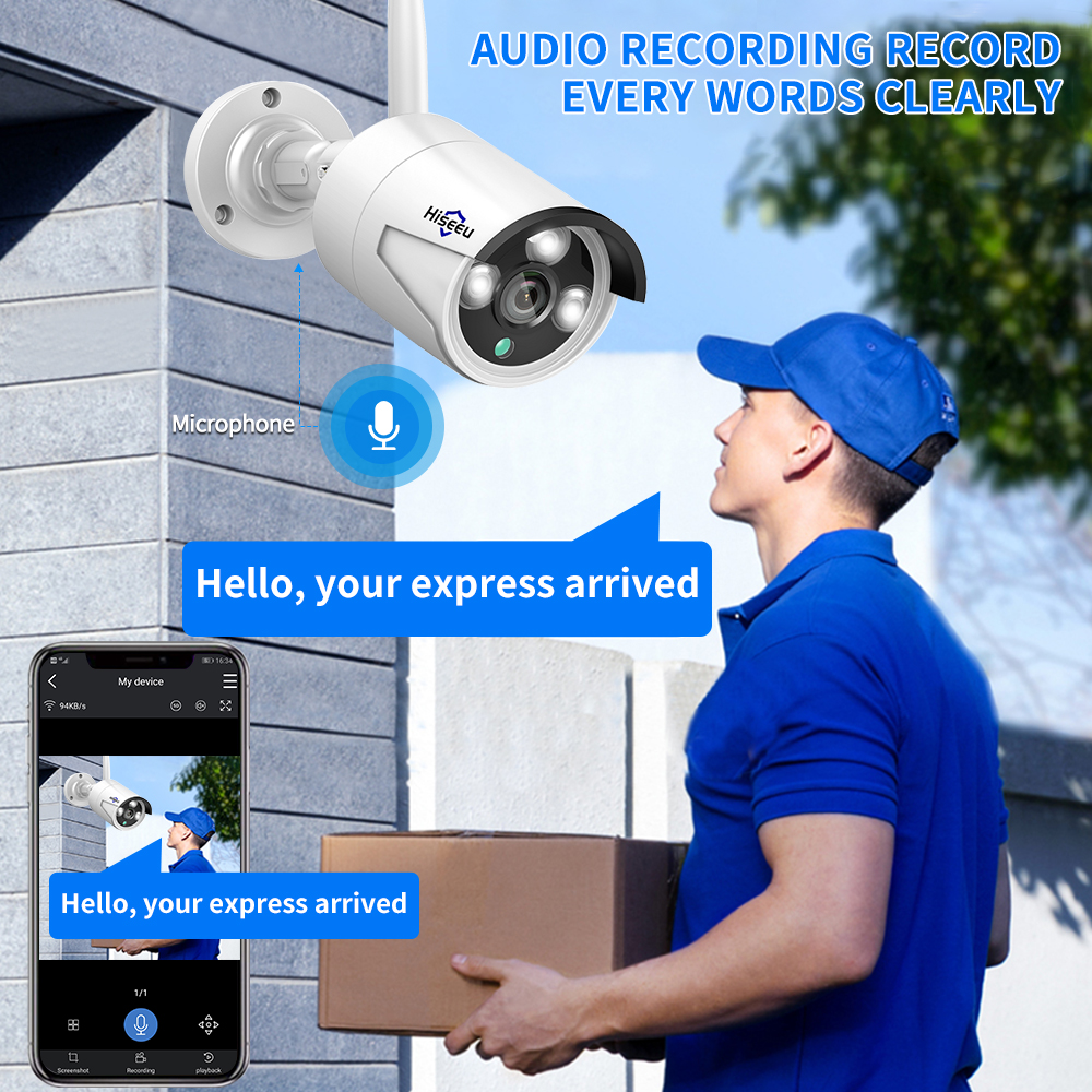 Hiseeu 3/5/8MP WiFi CCTV Camer – Home Security Wireless Cameras recenzja i cena