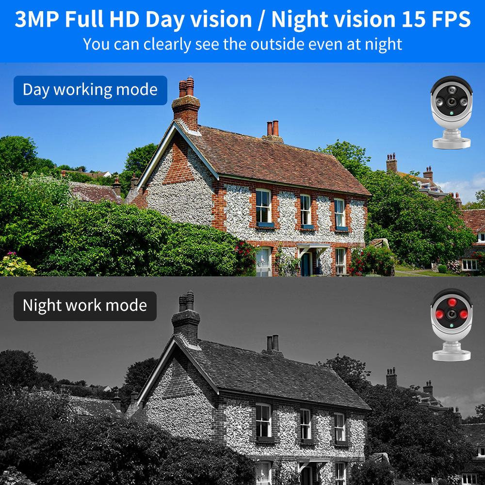 Hiseeu 3/5/8MP WiFi CCTV Camer – Home Security Wireless Cameras recenzja i cena
