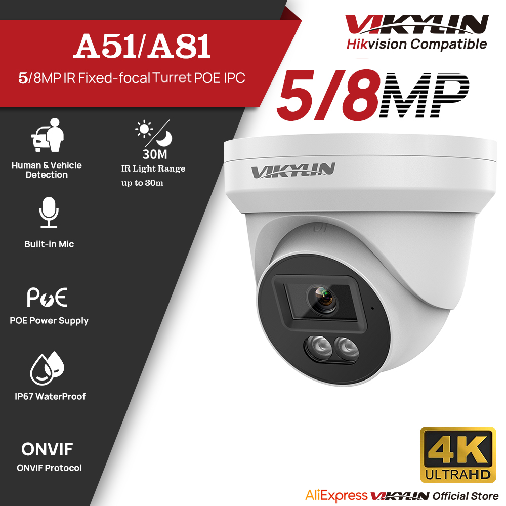 VIKYLIN 5/8MP HD IP Security C – Home Security Lights Outdoors recenzja i cena