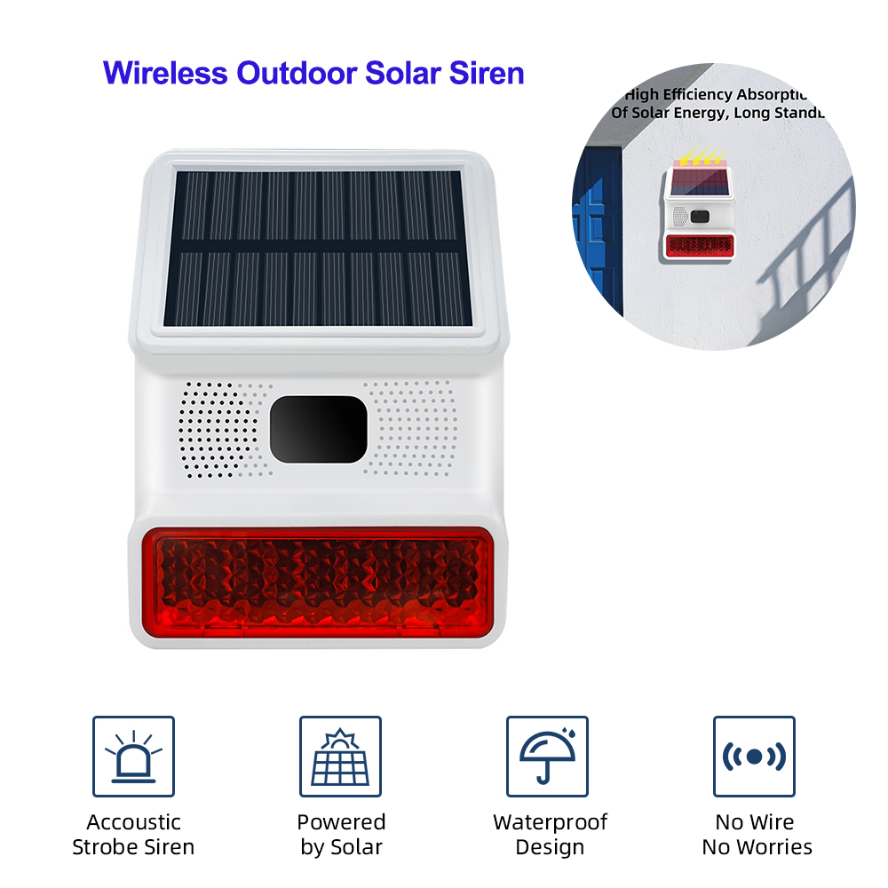 TAIBOAN 433MHZ Wireless Solar  – Home Security Lights Outdoors recenzja i cena