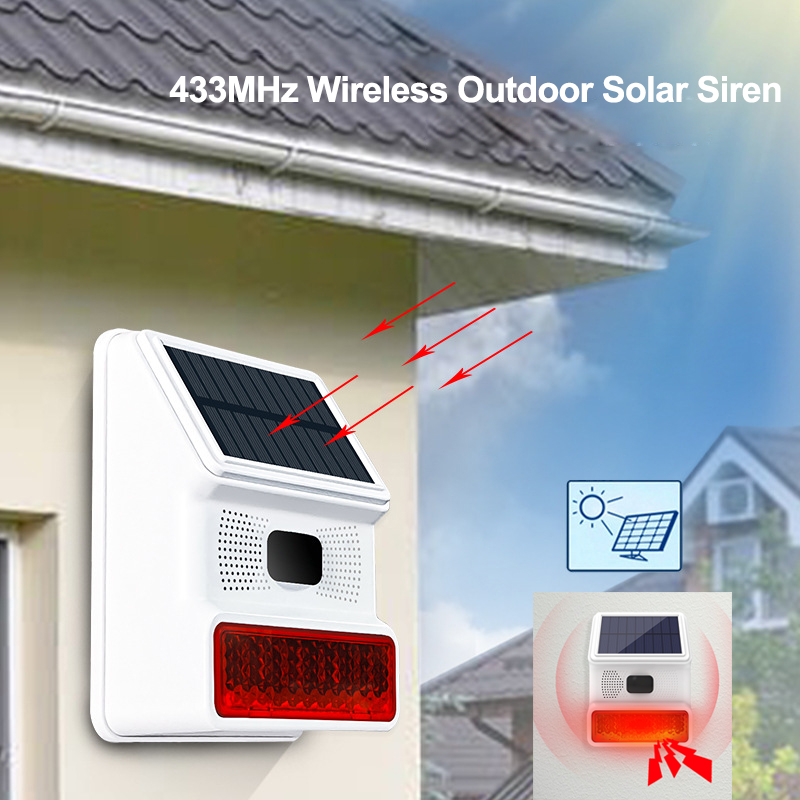 TAIBOAN 433MHZ Wireless Solar  – Home Security Lights Outdoors recenzja i cena