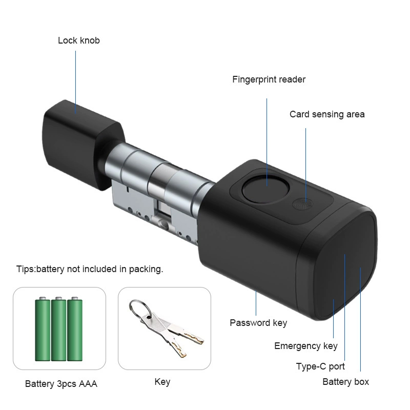 60-90mm Adjustable TT Lock/ Tu – Door Lock Smart Keypad recenzja i cena