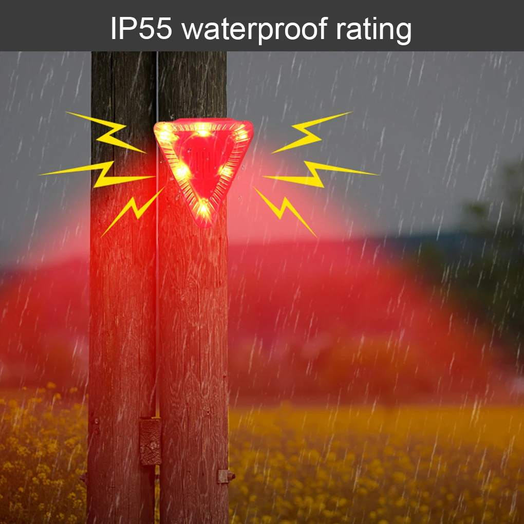 Solar Outdoor LED Flashing War – Home Security Lights Outdoors recenzja i cena