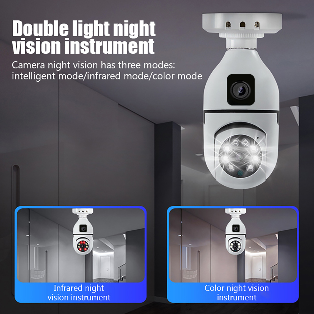4MP V380/Yoosee Dual Lens E27  – Home Security Wireless Cameras recenzja i cena