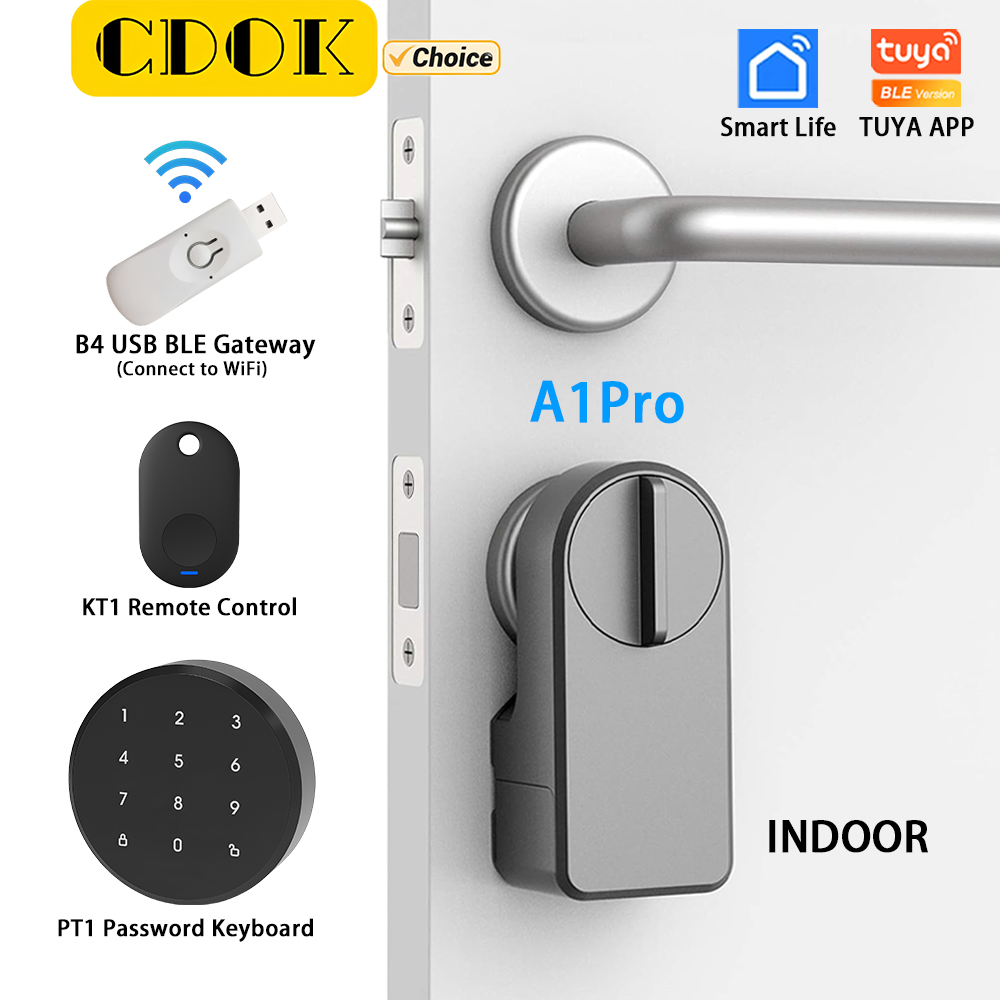CDOK A1Pro Tuya Bluetooth smar – Door Lock Smart Keypad recenzja i cena