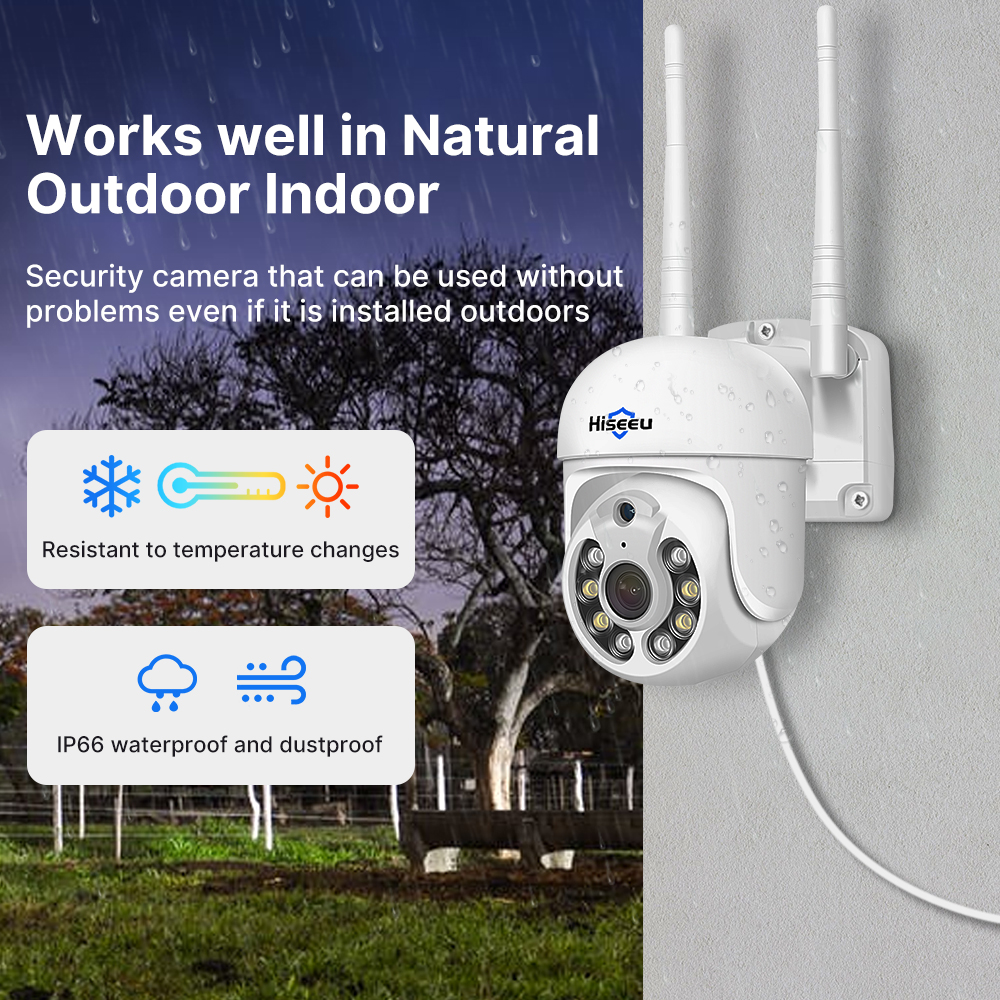 Hiseeu 5MP WiFi CCTV Camera Se – Home Security Wireless Cameras recenzja i cena