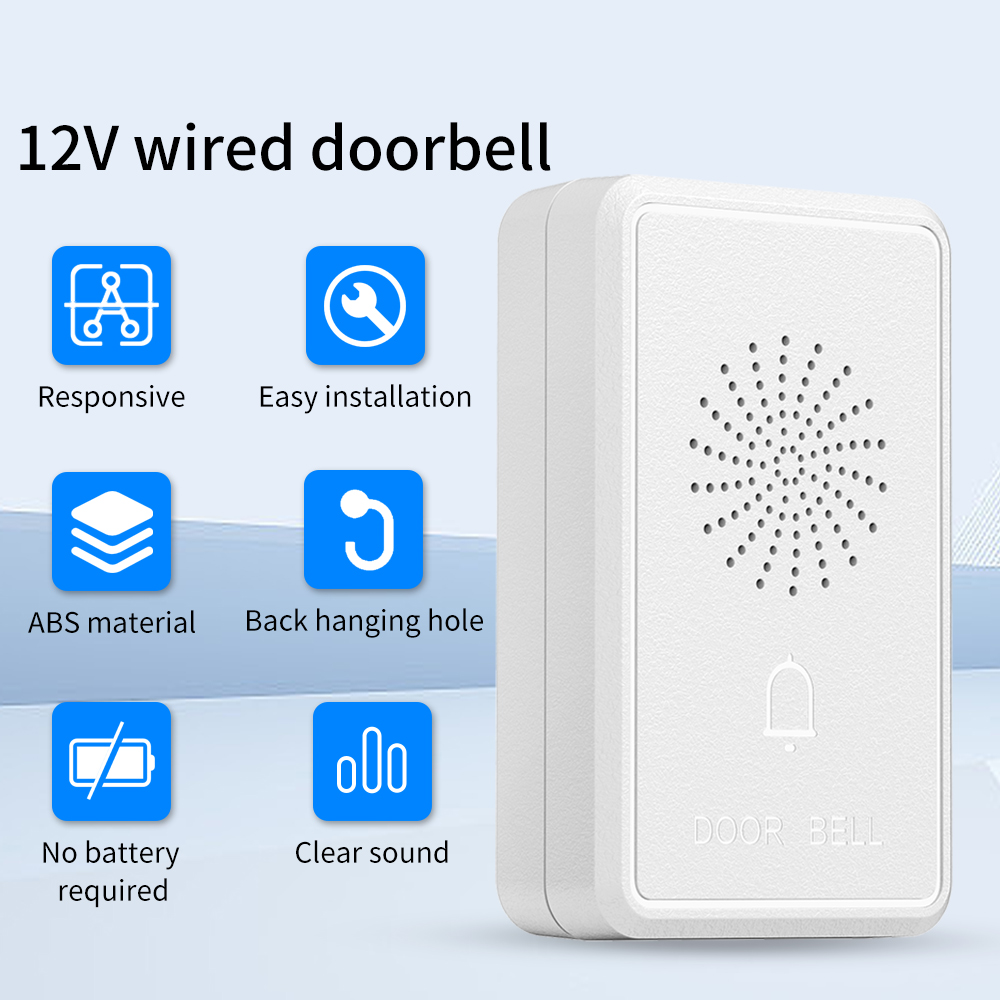 4Wire Wired Doorbell DC12V Acc – Home Security Ring System recenzja i cena