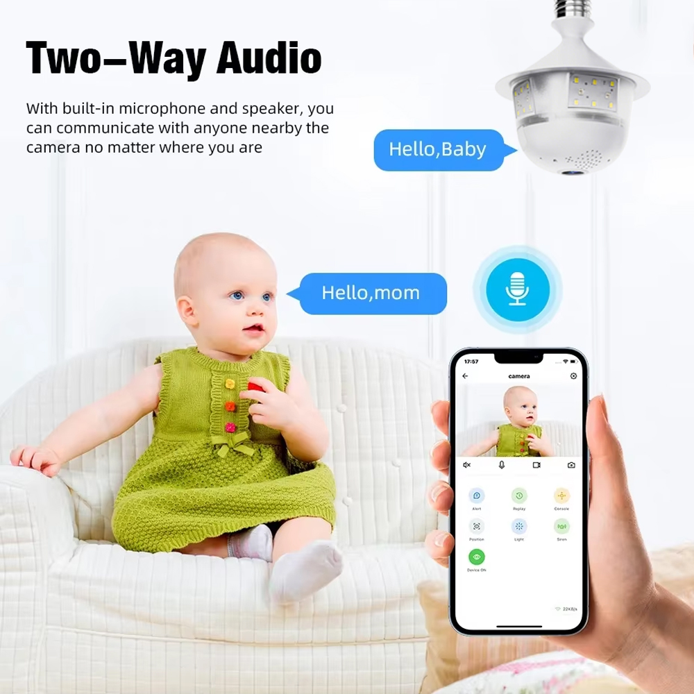 Bulb Indoor Camera Security In – Home Security Lights Outdoors recenzja i cena