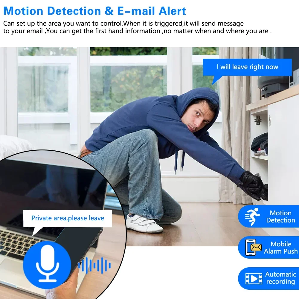 5MP HD Video WIFI Surveillance – Home Security Wireless Cameras recenzja i cena