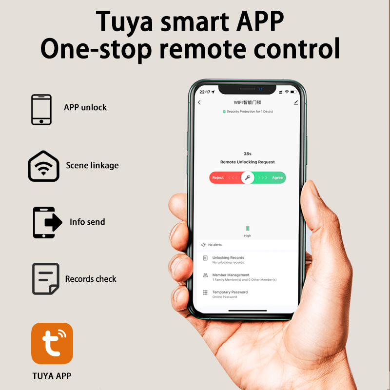 Tuya Smart Lock Wirelss With F – Door Lock Smart Keypad recenzja i cena