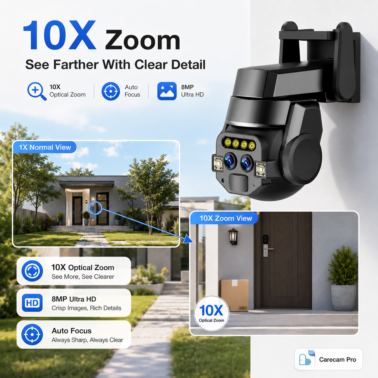 Outdoor PTZ Surveillance Camer – Home Yard Security Cameras recenzja i cena