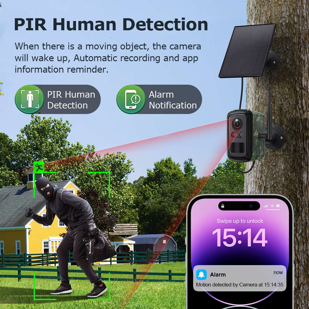 SECTEC HomeBase 4 Camouflage S – Home Security No Monthly Fee recenzja i cena