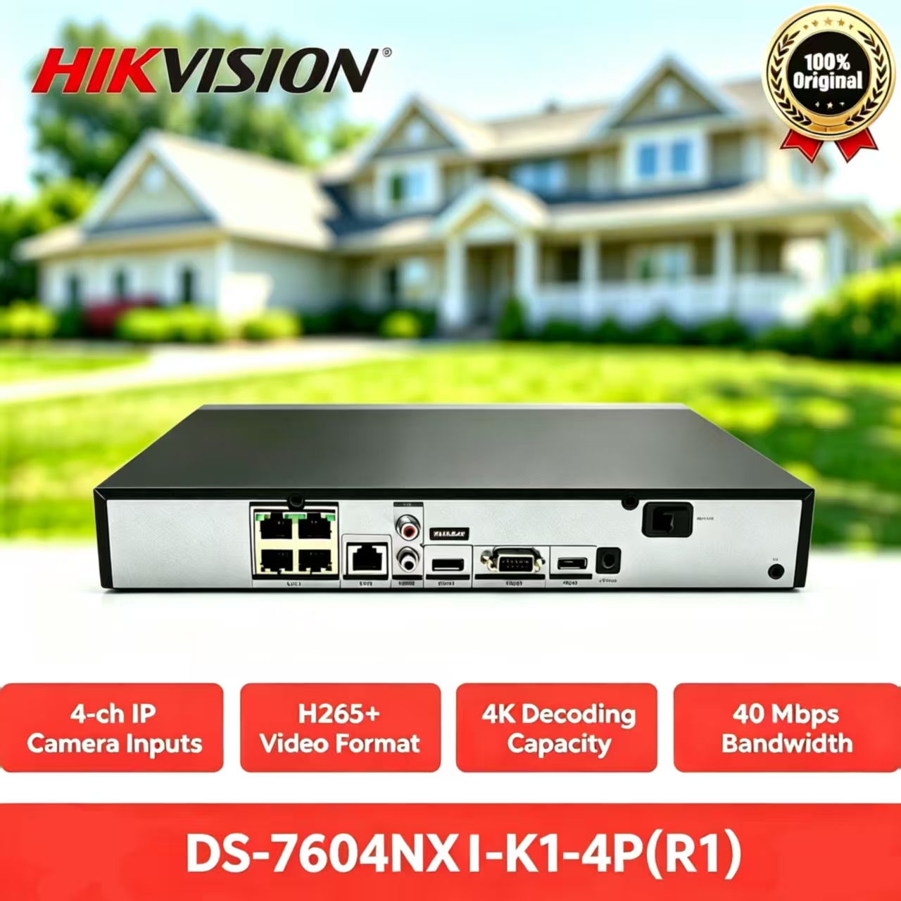 Hikvision NVR DS-7604NXI-K1-4P – Home Security Hikvision recenzja i cena