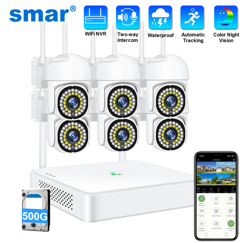 Smar 3MP Wireless CCTV Securit – Home Security Wireless Cameras recenzja i cena