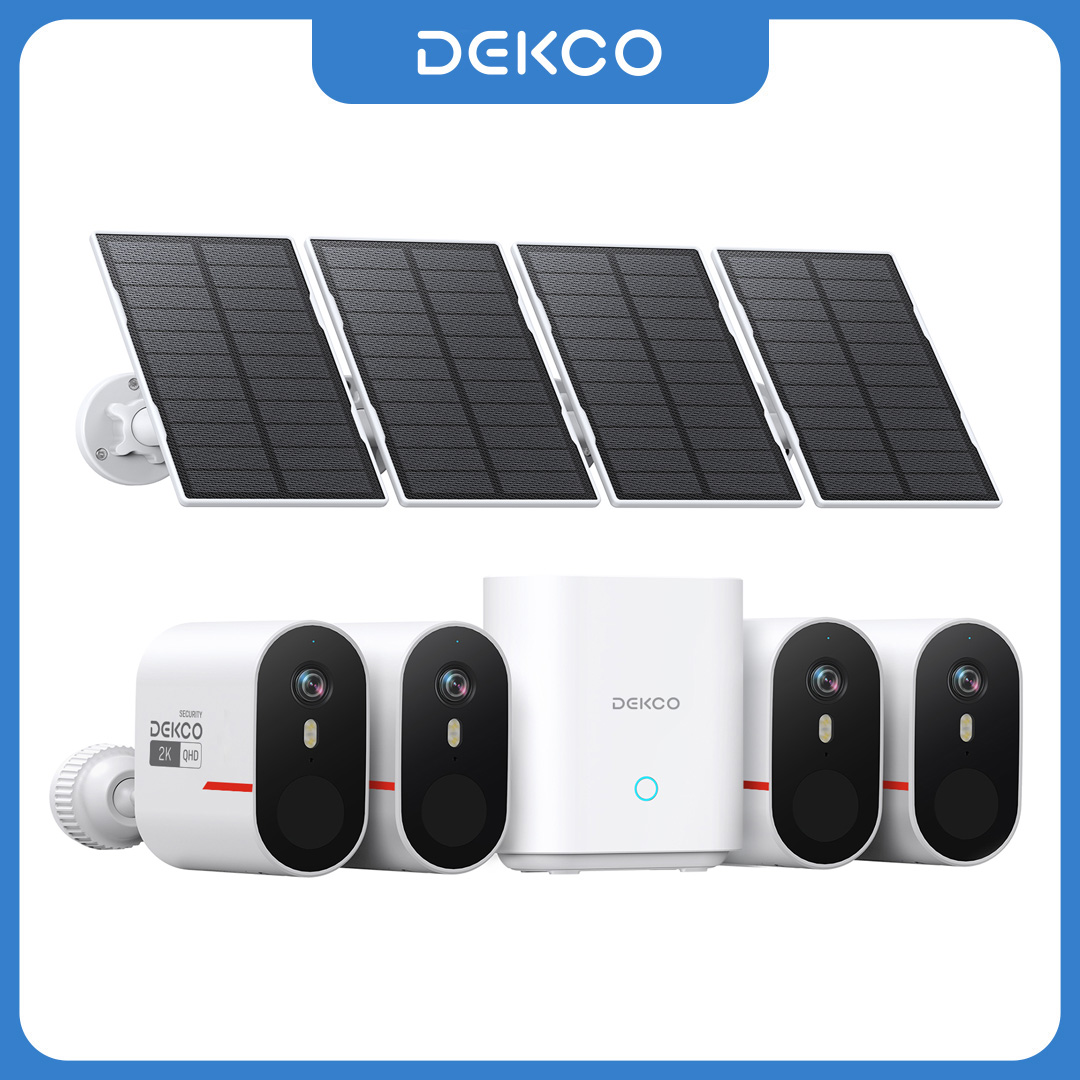 Dekco 3MP WiFi Solar Camera Sy – Home Security Wireless Cameras recenzja i cena