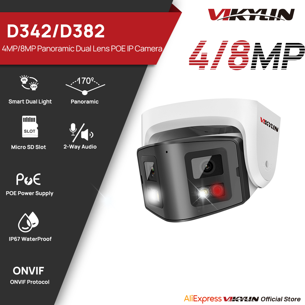Vikylin 4/8MP Panoramic Dual L – Home Security Hikvision recenzja i cena
