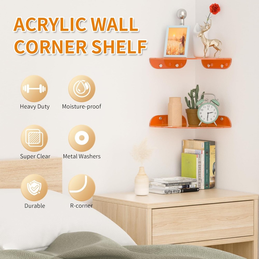 9.5x9.5 Inch Acrylic Corner Fl – Home Security Kitchener recenzja i cena