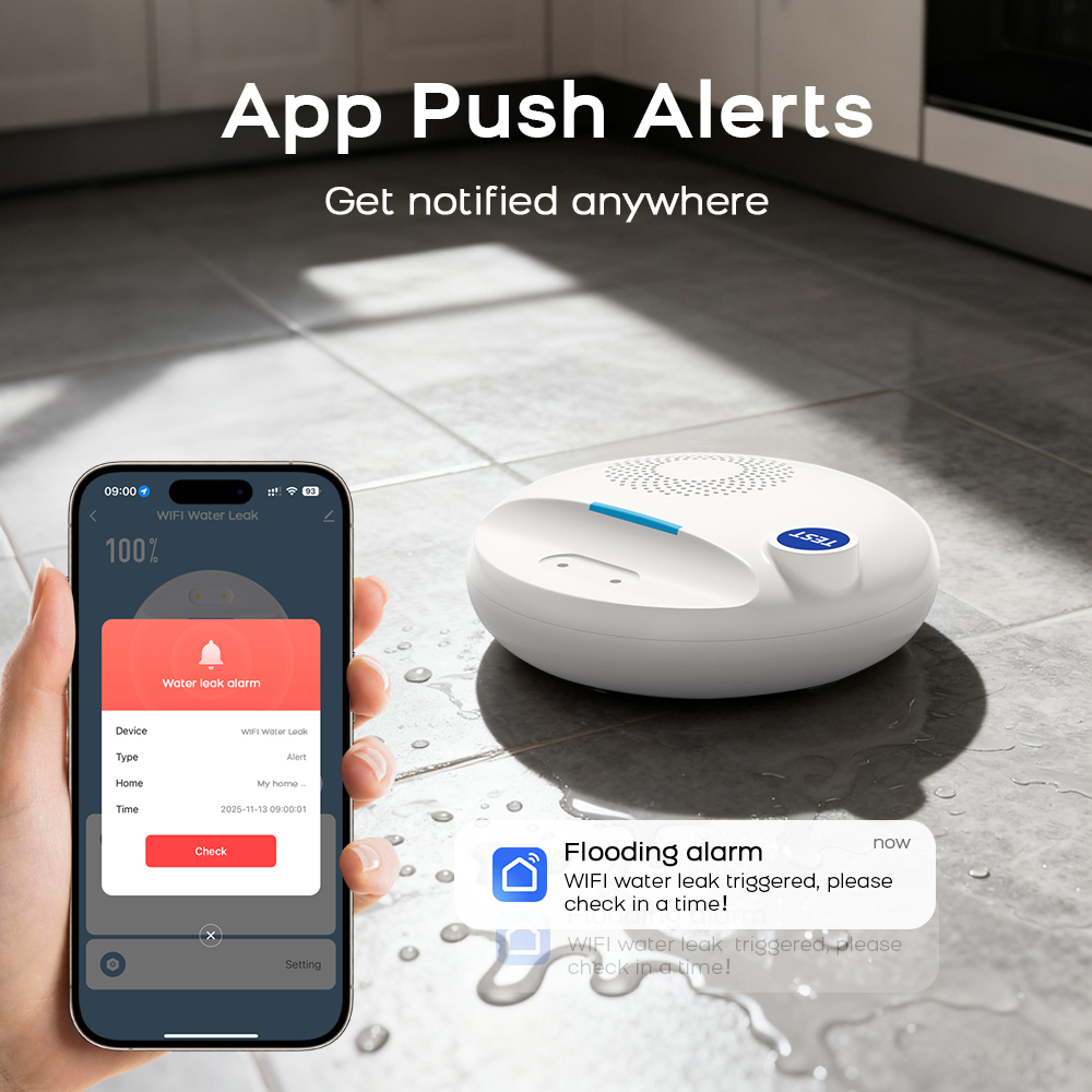 Smart Leak Alarm WiFi Water De – Home Security Kitchener recenzja i cena